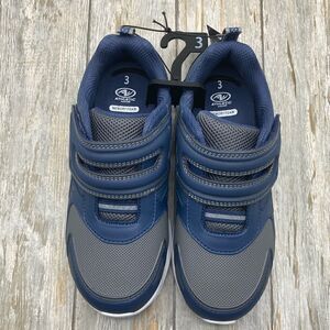 Little Boys Active Sporty Slip-On Velcro Strap Sneakers Shoes Size 3